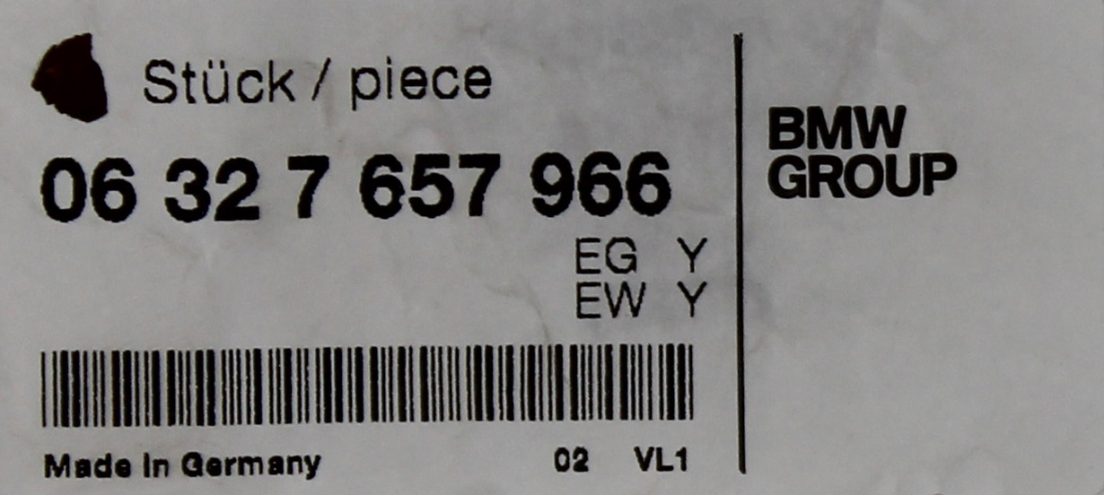 BMW Fillister Head Screw Part Number - 06327657966 | eBay