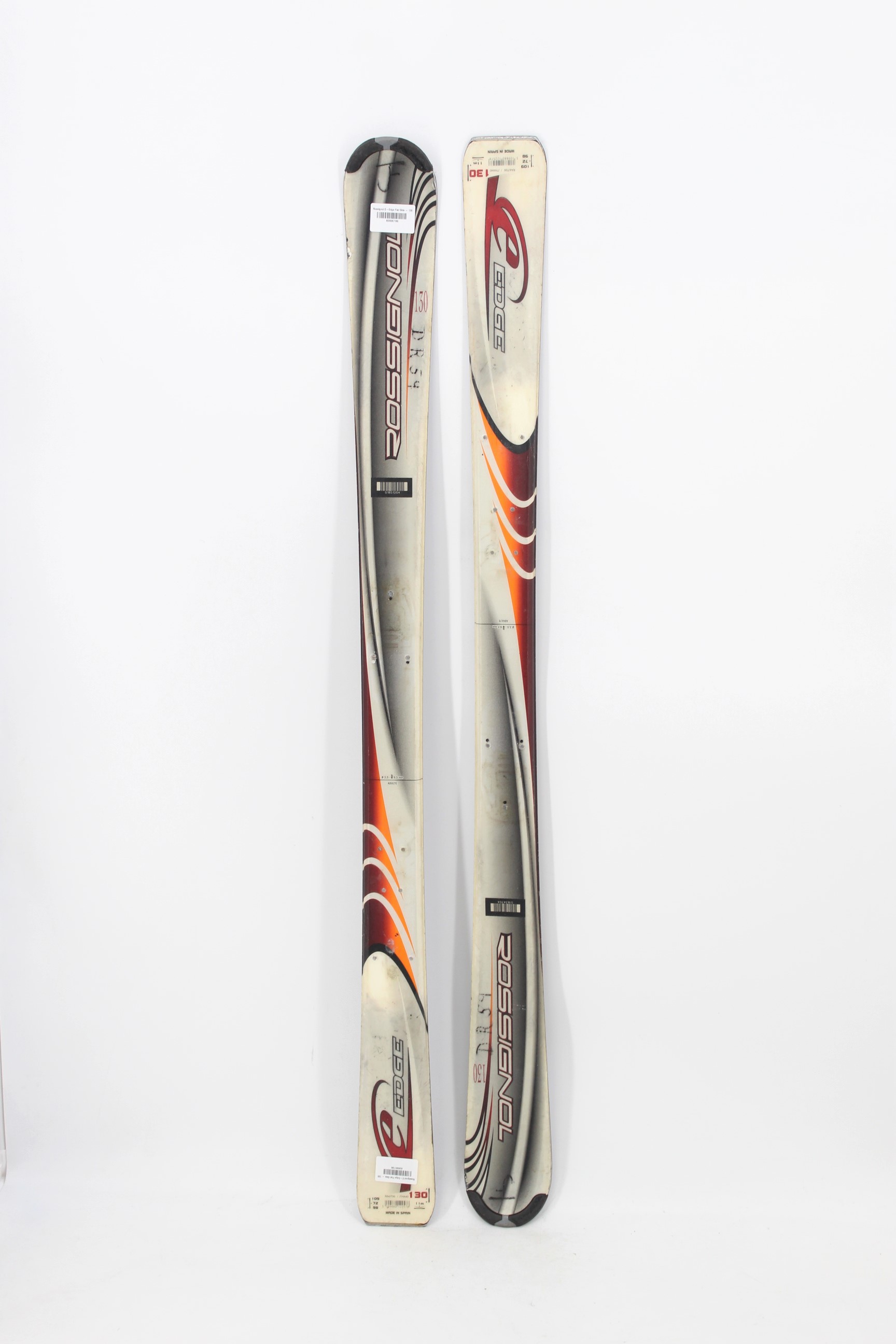 Rossignol E-Edge Flat Skis - 130 cm Used | eBay