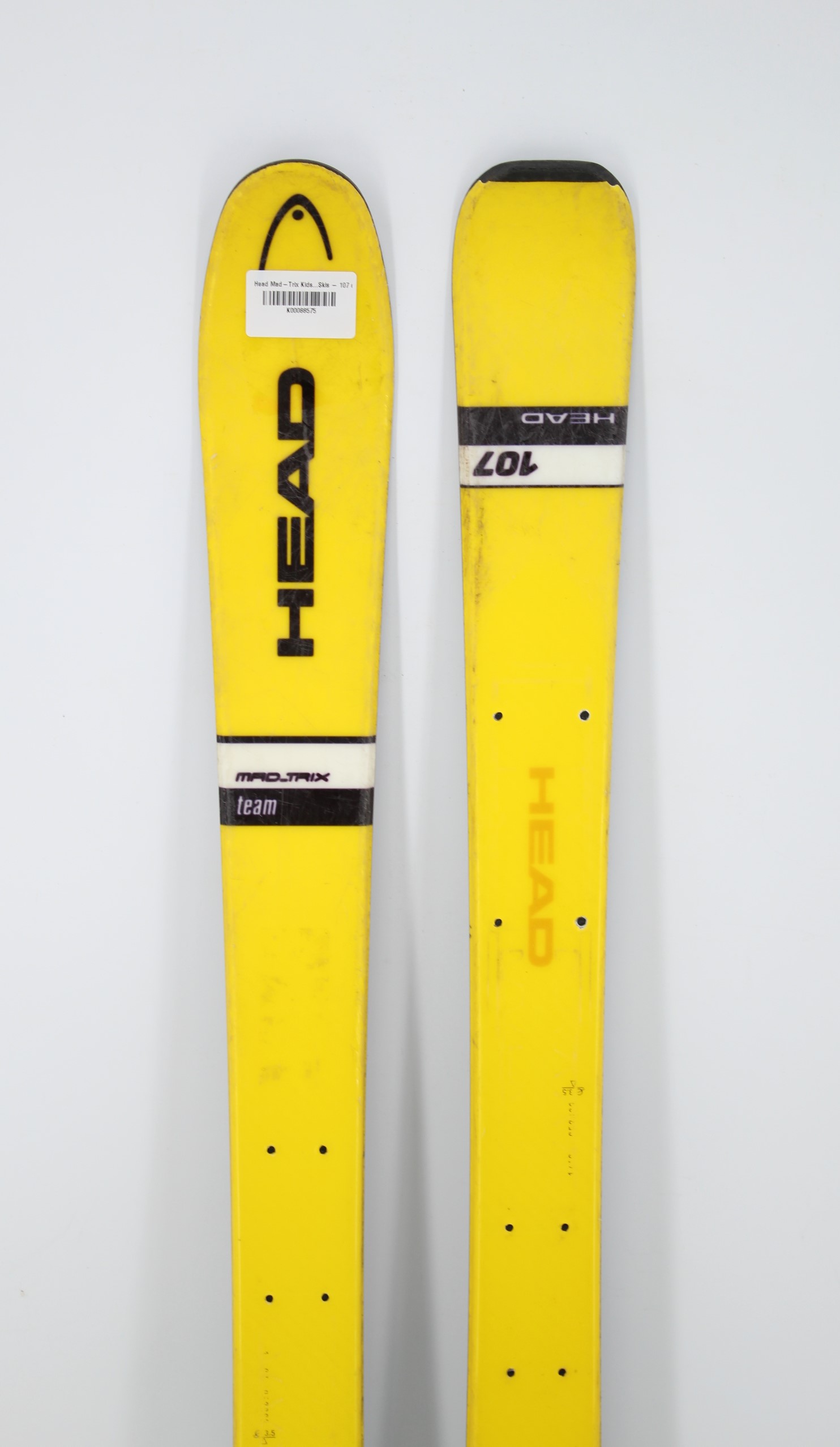 Head Mad-Trix Kids Flat Skis - 107 cm Used | eBay