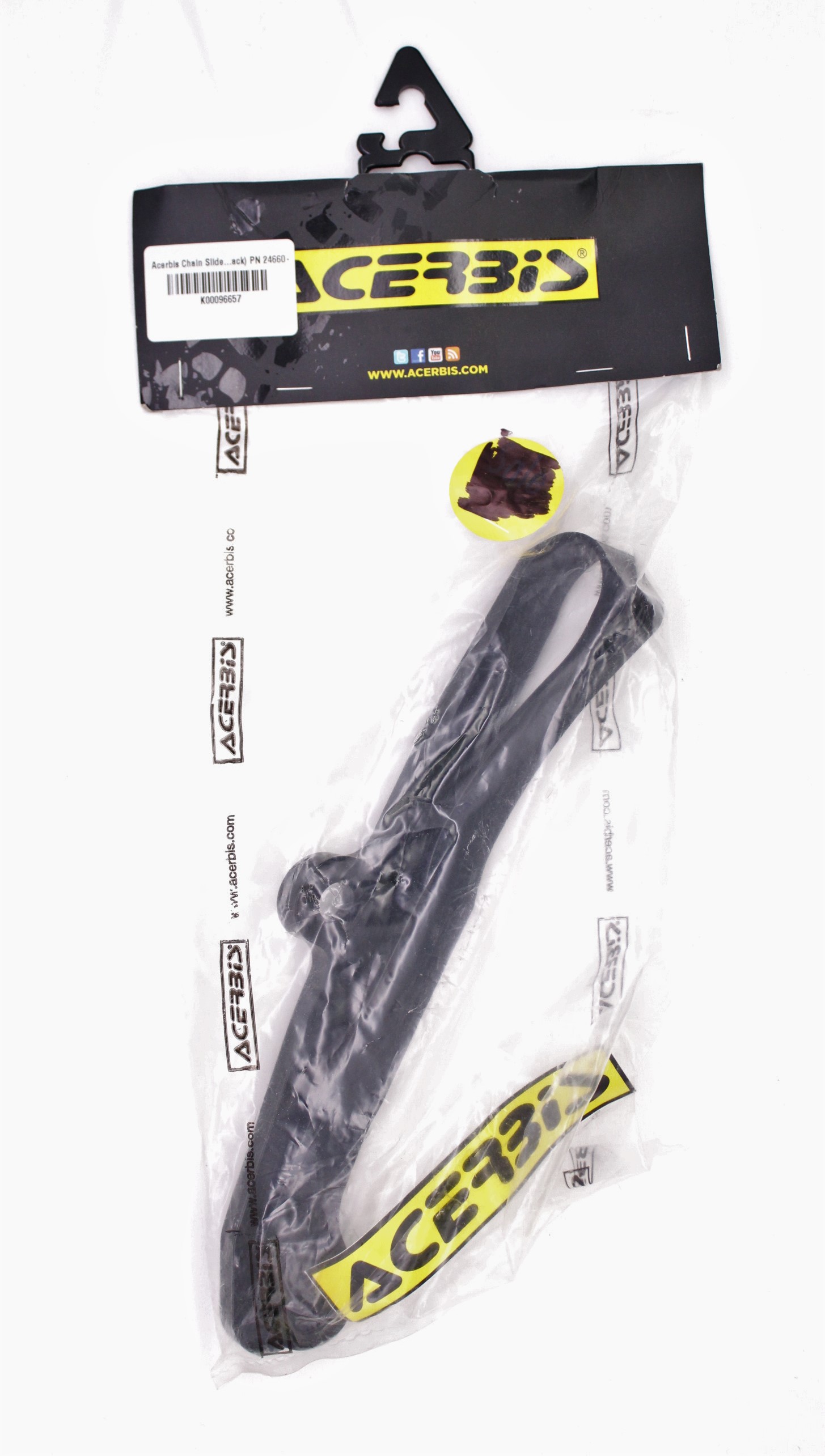 Acerbis Chain Slider - KX450F '16 (Black) Part Number - 24660