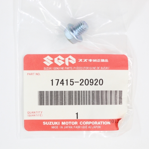 有人Y Suzuki 3423-185 Bolt Part Number - 17415-20920 | eBay
