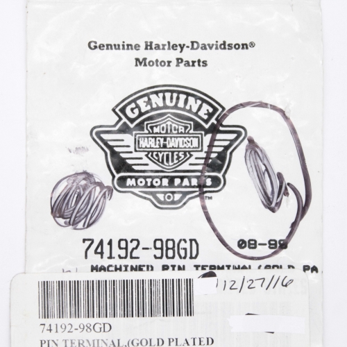 GD 4点 Harley-Davidson Terminal Pin (Gold Plated) Part Number - 74192