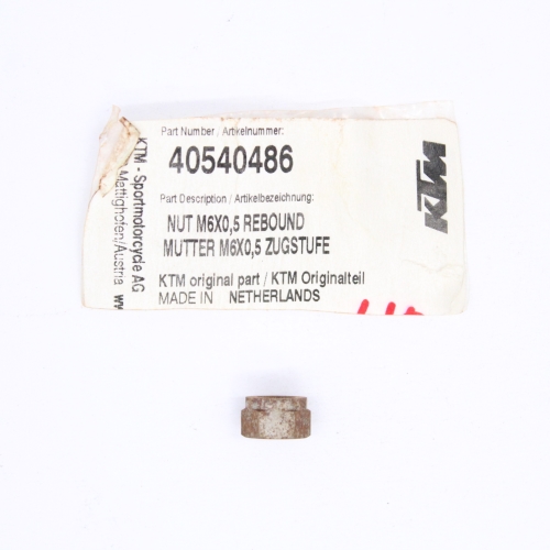 Rebound nut, M6x0.5 - 40540486 Rebound nut, M6x0.5 - 40540486