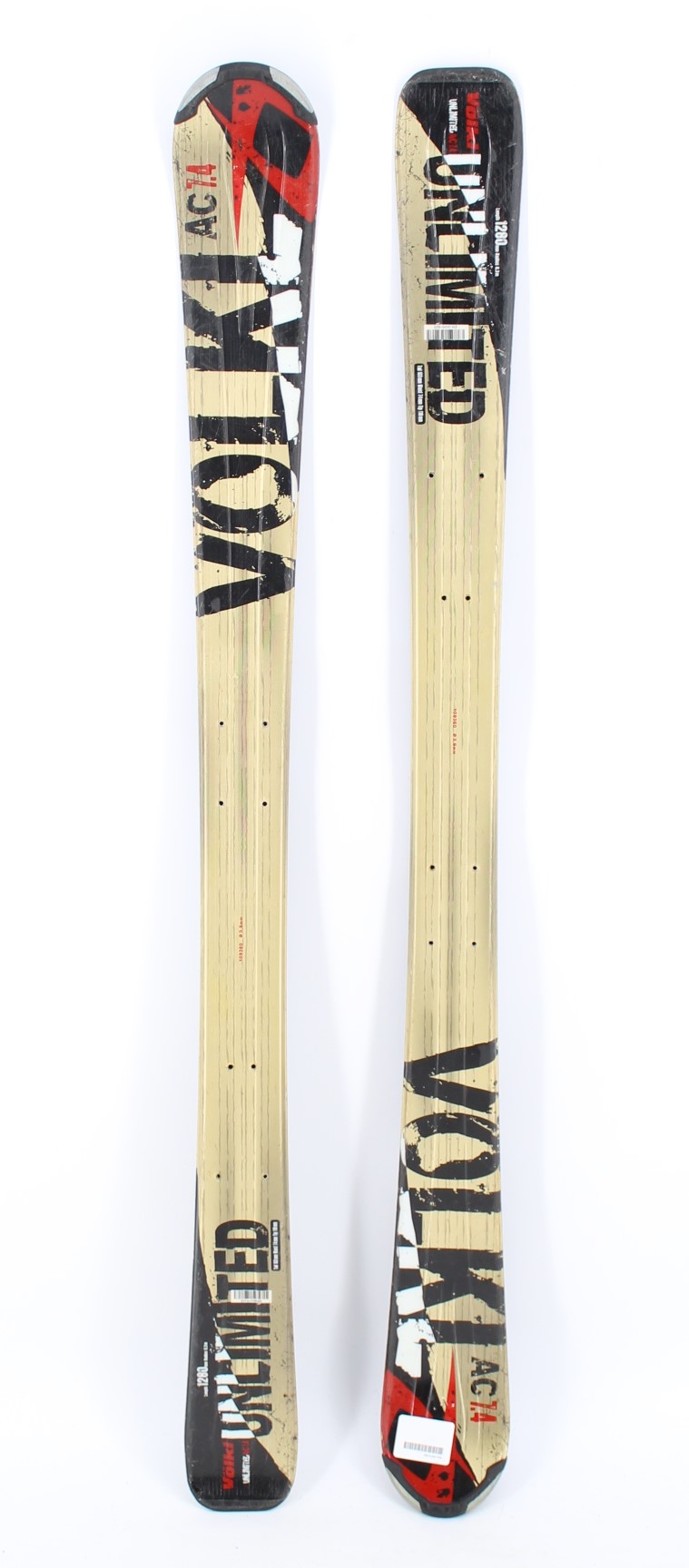 スキー Volkl UNLIMITED AC50 170cm 170cm VOLKL UNLIMITED AC50 All Mountain Skis w/ MARKER WIDE