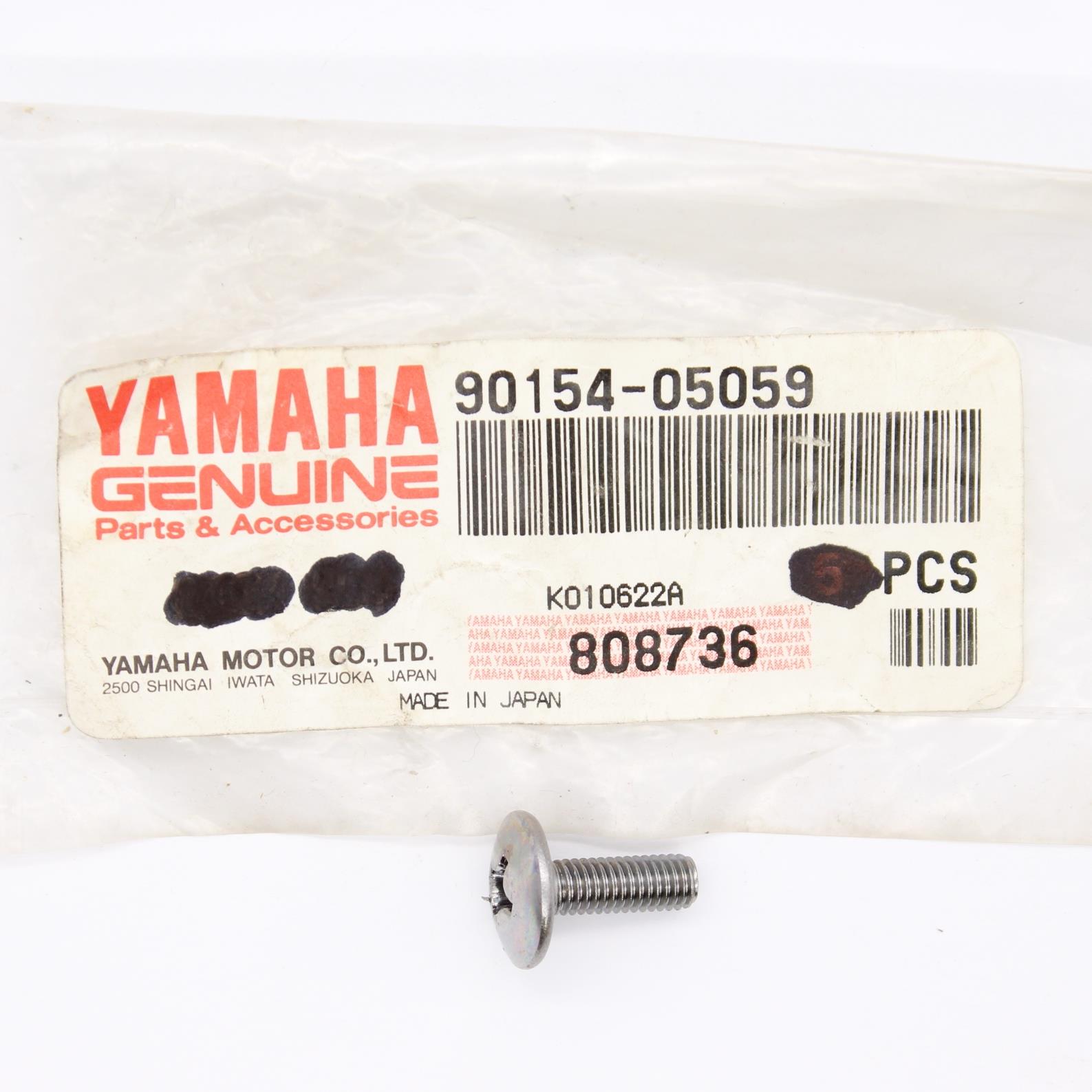 Yamaha Binding Screw Part Number - 90154-05059-00 | eBay