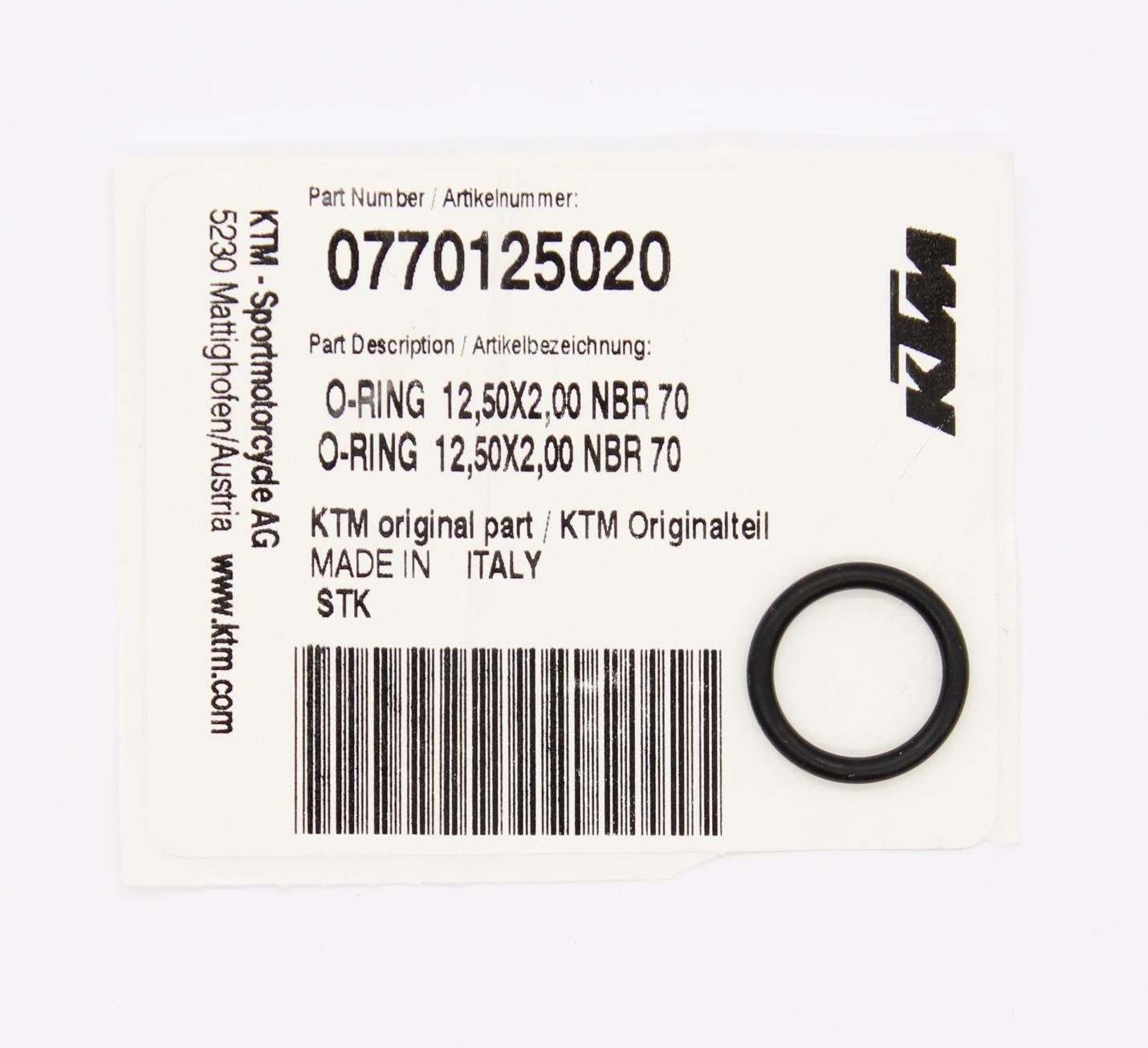 【ファッション通販】 - Number Part 12.50X2.00 O-Ring KTM 0770125020 eBay | その他