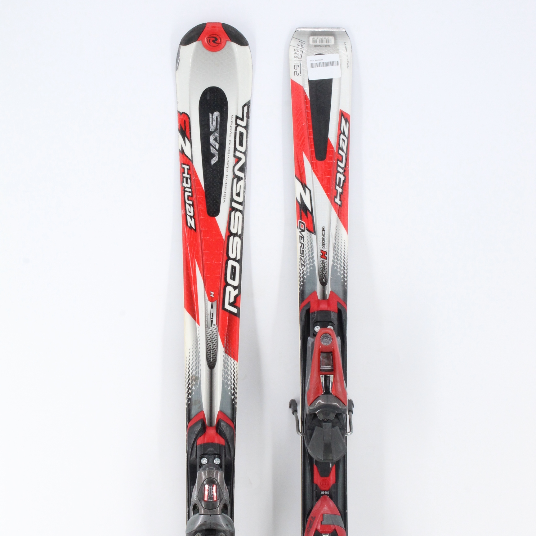 リアル Bindings with Skis Demo 23 Zenith Rossignol -162 eBay | Used cm スキー
