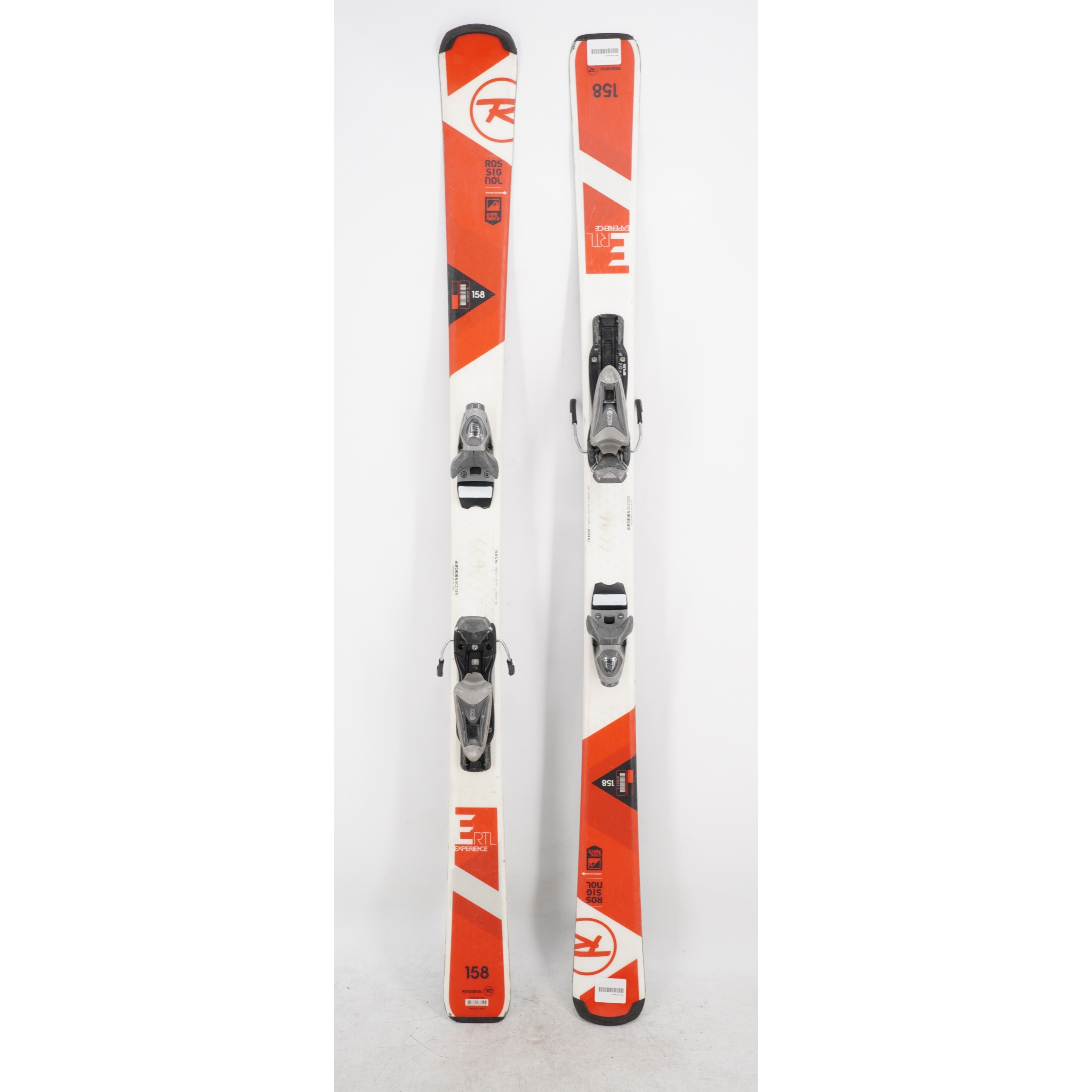 HEAD スキーセット オレンジ/白 Rossignol Experience E RTL Adult Skis with Bindings - 158 cm Used