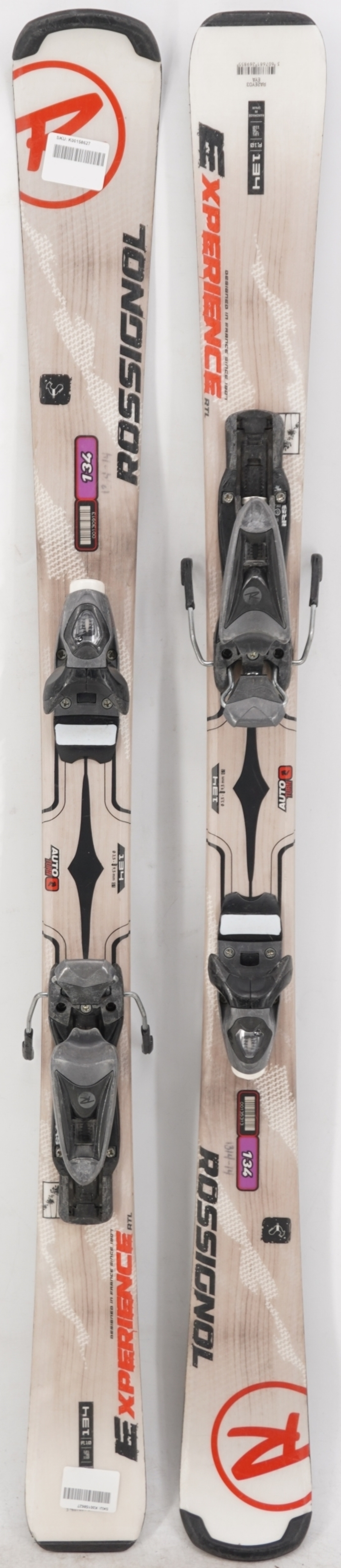 Rossignol Experience RTL Adult Skis with Bindings - 134 cm Used | eBay