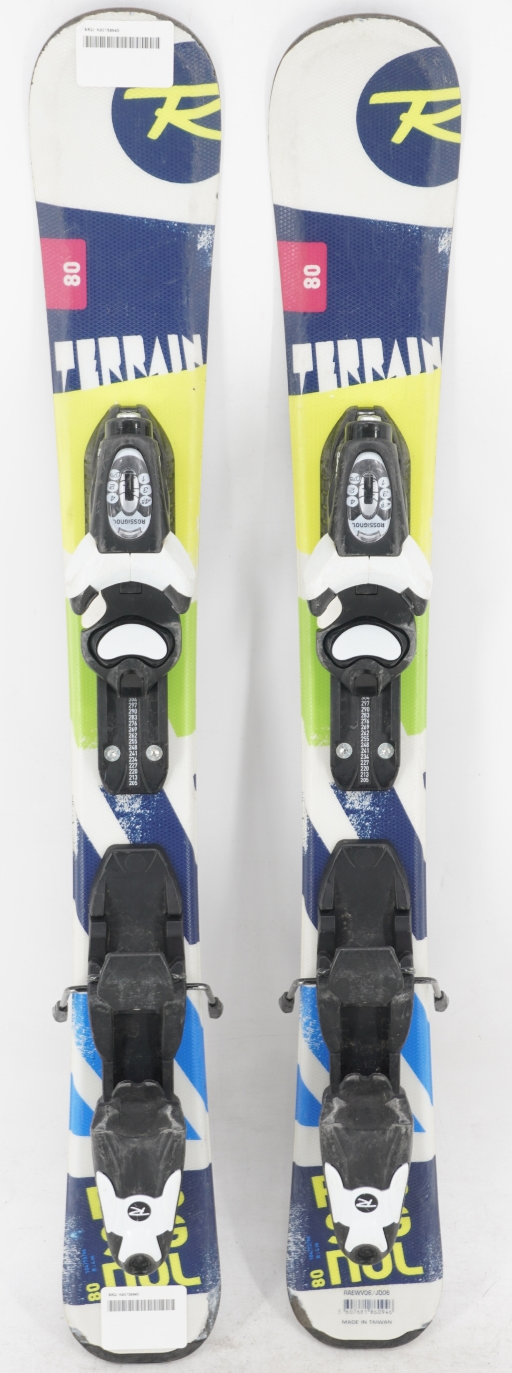 Rossignol Terrain Kids Skis with Bindings - 80 cm Used | eBay