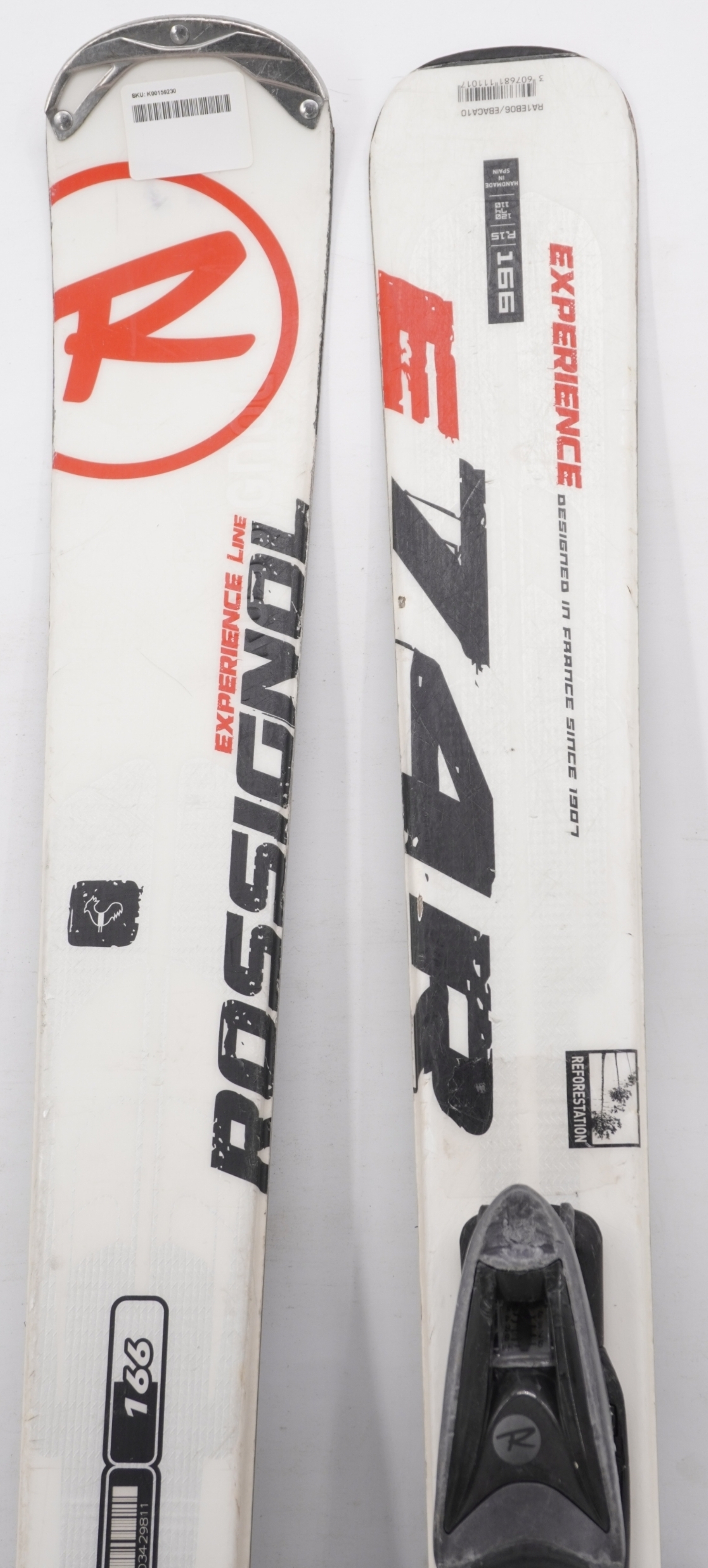 Rossignol Experience E-74R Adult Skis with Bindings - 166 cm Used