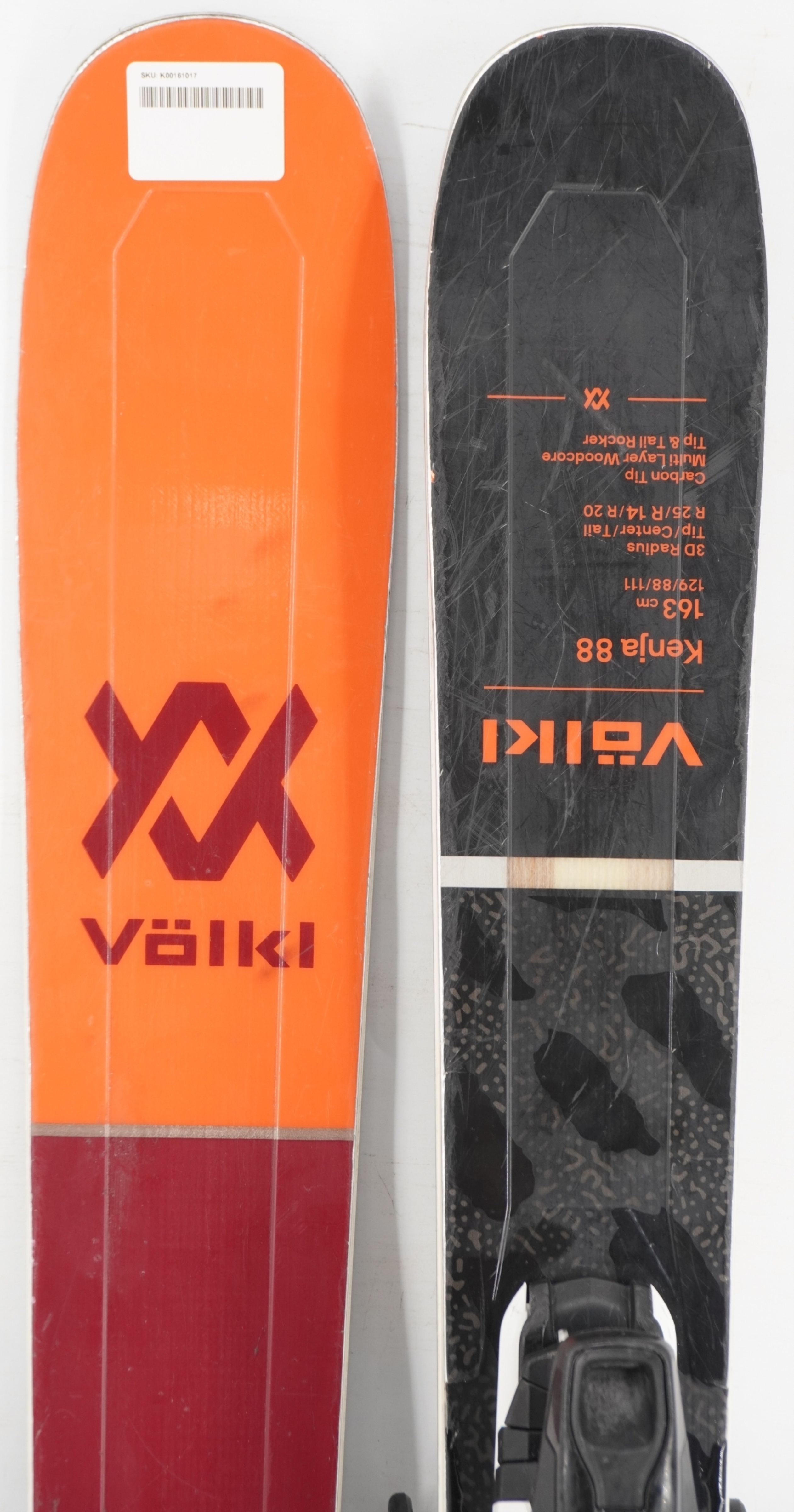 Volkl Kenja 88 Demo Skis with Bindings - 163 cm Used | eBay