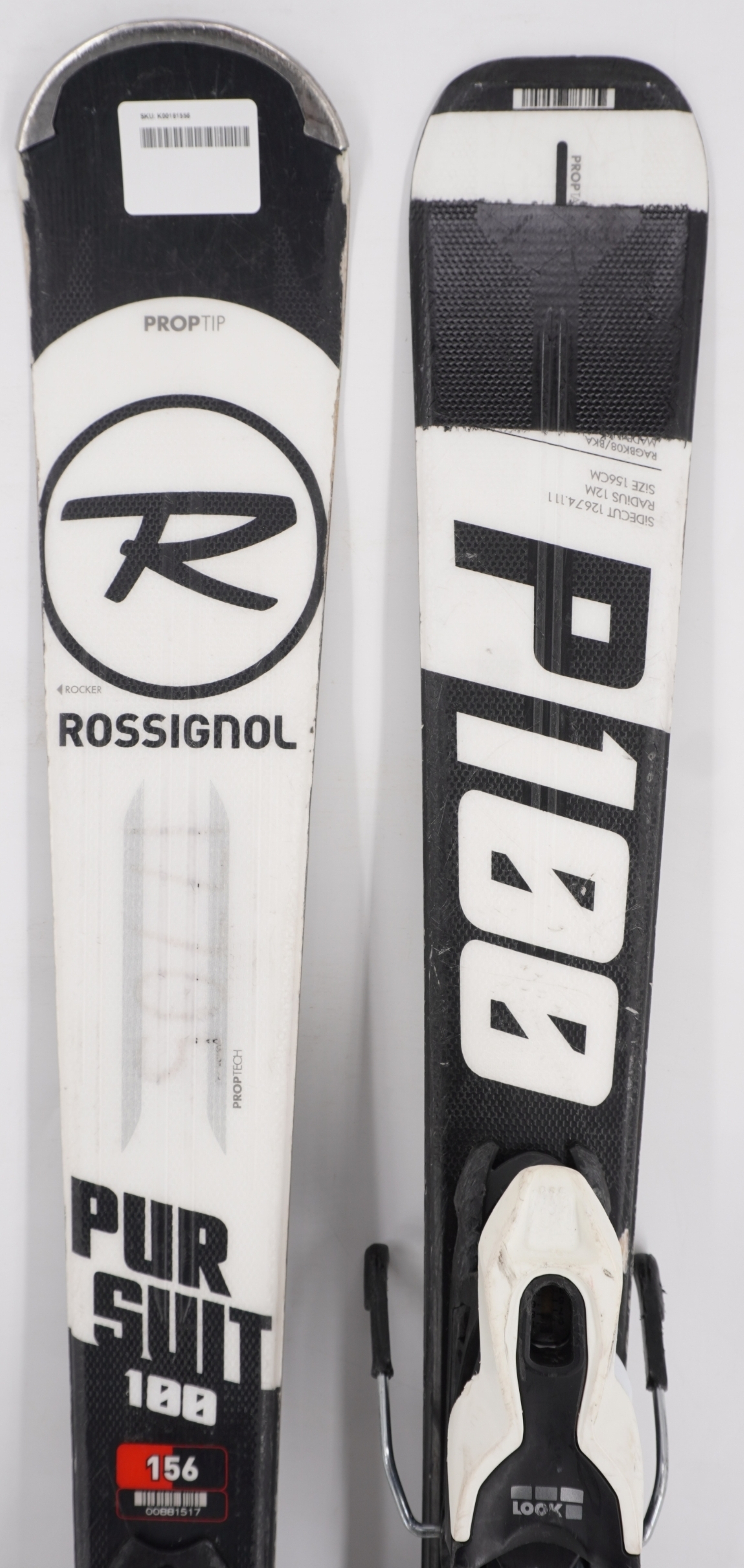 Rossignol Pursuit 100 Adult Skis with Bindings - 156 cm Used | eBay